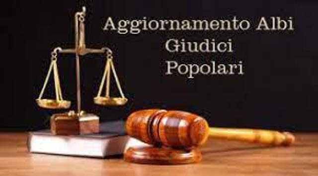 Pubblicazione Albi definitivi  dei Giudici popolari di secondo grado- Corte d'Assise d'Appello di Napoli - biennio 2024/2025.